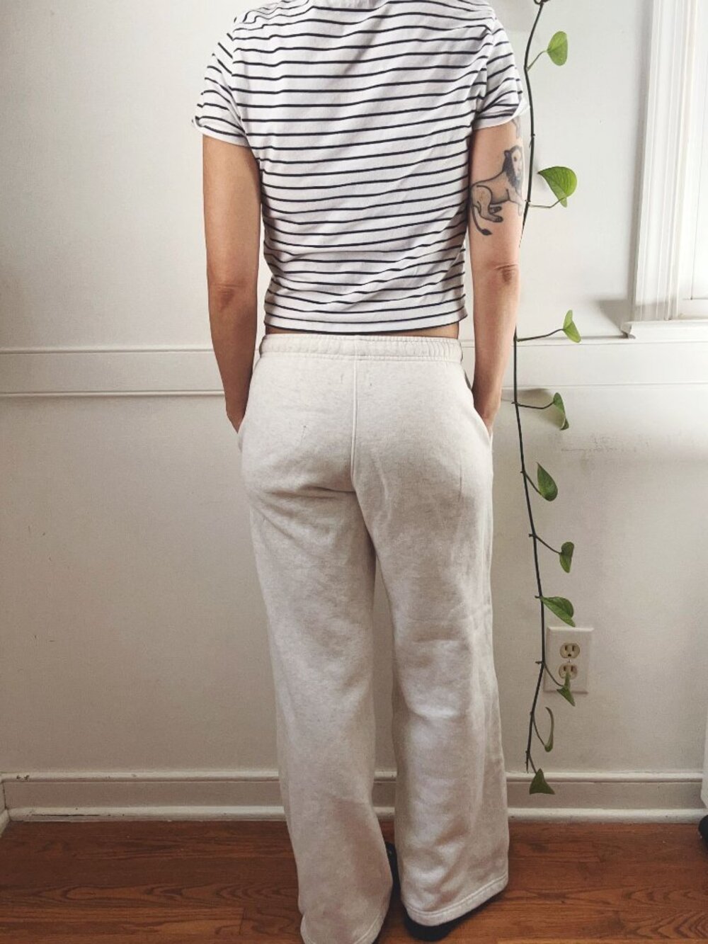 Wide-Leg Gray Sweatpants Low Waist Loungewear Wild Fable XS - Picture 2 of 8